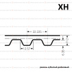 Ремень зубчатый XH по цене 98 руб.
